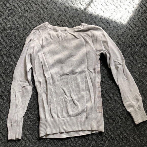 Merona Gray Plaid Women's Sweater - Picture 6 of 8